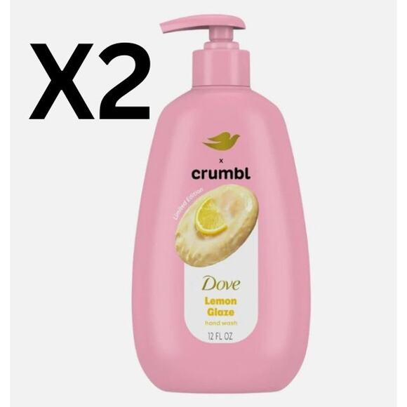 Dove Crumbl Moisturizing Liquid Hand Wash Lemon Glaze, 12 oz (set of 2) - Picture 1 of 7